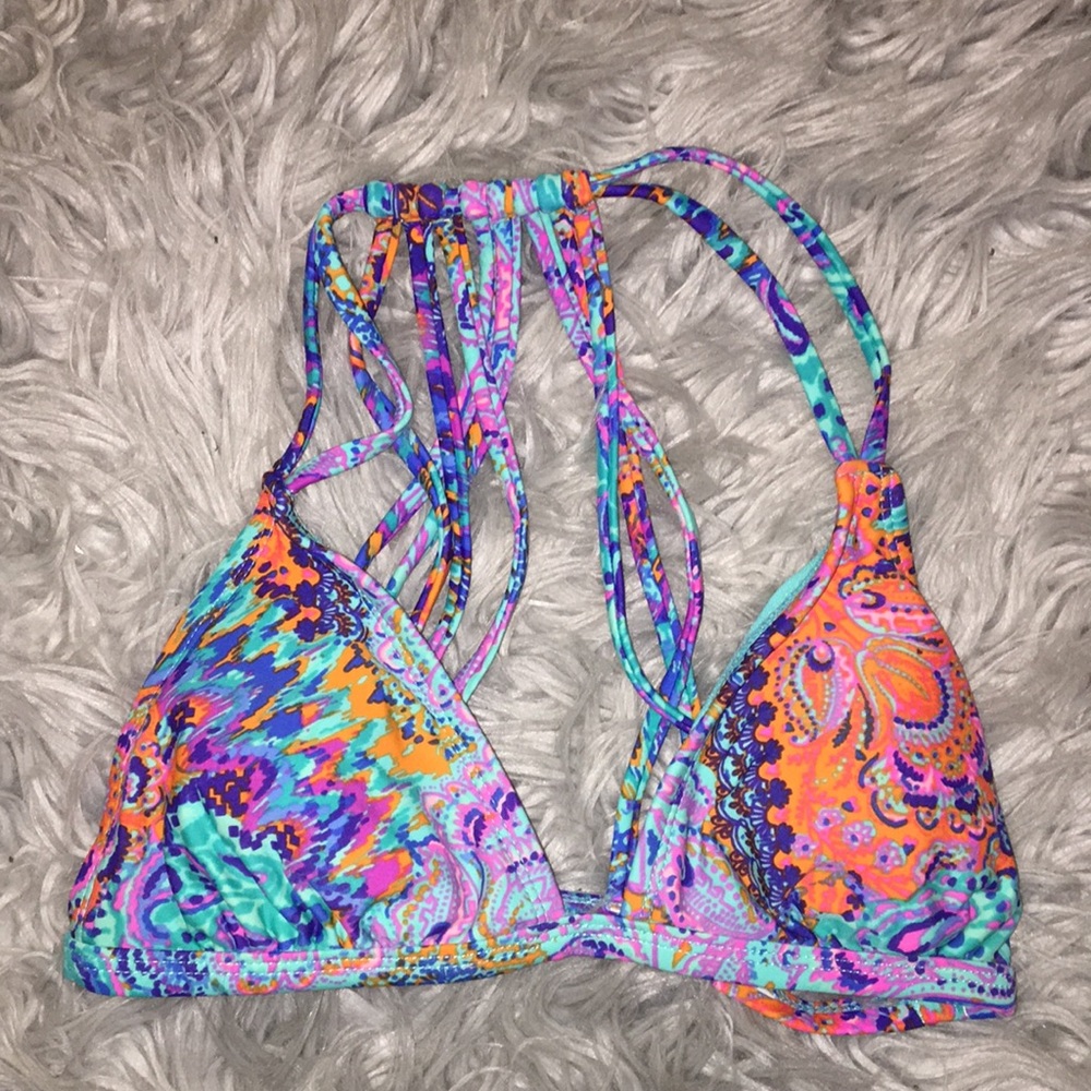 Target Multi- Colored bikini top